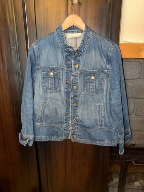 Liz Claiborne First Issue faded blue denim jacket